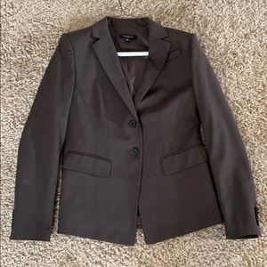 Lightweight wool long blazer-Ann Taylor